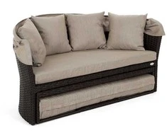 Sodo sofa Sydney, Brown Mat / Brown Melange