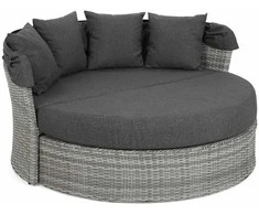 Sodo sofa Sydney, Light Pilkas / Pilkas Melange