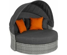Sodo sofa Sydney, Light Pilkas / Pilkas Melange