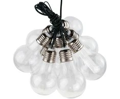 Soliarinė lauko girlianda lemputės Bulbs 10 LED