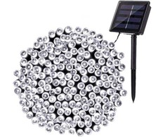 Soliarinė lempučių girlianda 500 LED, 52 m, šaltai balta