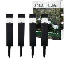 Soliarinis LED sodo šviestuvas ECOBRIGHT, 4 vnt