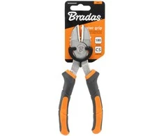 Šoninės pjovimo replės Bradas MASTER GRIP HOME &amp; GARAGE, 180 mm, nikeliuotos