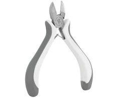 Šoninės pjovimo replės Bradas MINI Baltas LINE, 110 mm, nikeliuotos