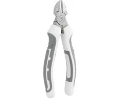Šoninės pjovimo replės Bradas PRO Baltas LINE, 160 mm, nikeliuotos