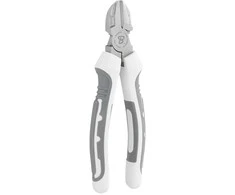 Šoninės pjovimo replės Bradas PRO Baltas LINE, 180 mm, nikeliuotos