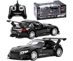 Sportinis automobilis BMW Z4 su nuotolinio valdymo pultu, juodas