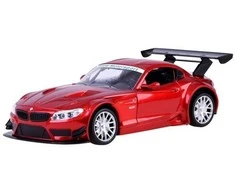 Sportinis automobilis BMW Z4 su nuotolinio valdymo pultu, raudonas