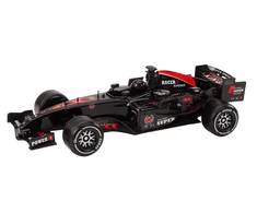 Sportinis automobilis F1 su garsais ir šviesom, juodas