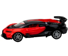 Sportinis automobilis su nuotolinio valdymo pultu, raudonas