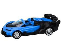 Sportinis automobilis su nuotolinio valdymo pultu RC 1:18, mėlynas