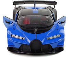 Sportinis automobilis su nuotolinio valdymo pultu, mėlynas