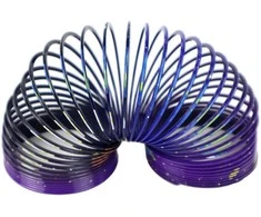 Spyruoklė su planetų motyvu, violetinė, 6 cm (1 vnt.)