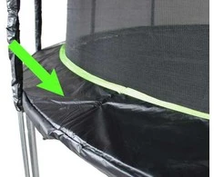 Spyruoklių apsauga 8 pėdų Lean Sport Pro batutui