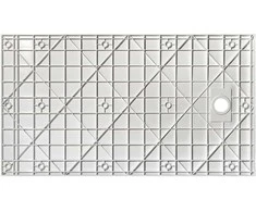 Stačiakampis dušo padėklas Besco Vexo Marble, 100 x 80 cm