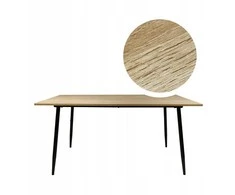 Stalas Ivor, 160x90x75 cm, Sonoma Oak