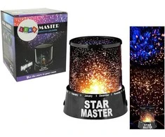 Star Master vaikiškas šviestuvas - žvaigždžių projektorius