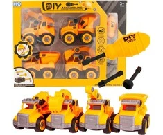 Statybinių transporto priemonių rinkinys, 4 vnt.