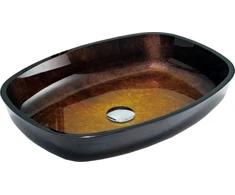 Stiklinis praustuvas Mexen Araks, Dark Gold