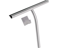Stiklo valytuvas su laikikliu Deante Silia ADI_F31K, Brushed steel