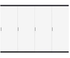 Stumdoma stiklinė sienelė pavėsinėms Pergola ELEGANCE/DELUXE/FUSION 3.6 m, Anthracite