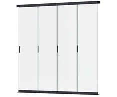 Stumdoma stiklinė sienelė pavėsinėms Pergola ELEGANCE/DELUXE/FUSION 3 m, Anthracite