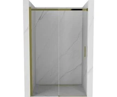 Stumdomos dušo durys Mexen Omega, Gold, 140 cm