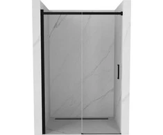 Stumdomos dušo durys Mexen Omega, Juodas, 130 cm