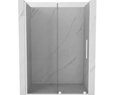 Stumdomos dušo durys Mexen Velar, Baltas, 160 cm