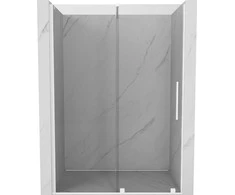 Stumdomos dušo durys Mexen Velar, Baltas, 140 cm