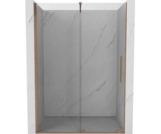 Stumdomos dušo durys Mexen Velar, Brushed copper, 150 cm