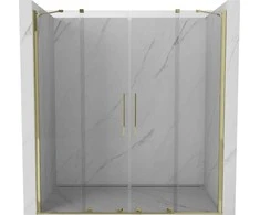 Stumdomos dušo durys Mexen Velar DUO, Gold, 170 cm