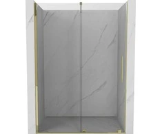 Stumdomos dušo durys Mexen Velar, Gold, 150 cm