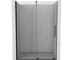 Stumdomos dušo durys Mexen Velar, Juodas, 150 cm