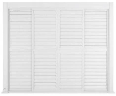 Stumdomos žaliuzinės durys pavėsinei Pergola PREMIUM 3m, Baltas