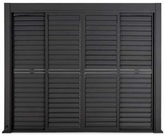 Stumdomos žaliuzinės durys pavėsinei Pergola PREMIUM 3m, Anthracite