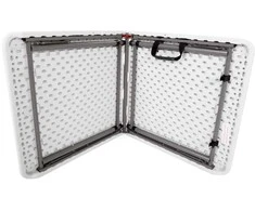 Sulankstomas lauko stalas Catering, 122 cm, reguliuojamo aukščio