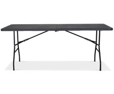 Sulankstomas lauko stalas CATERING, 180 cm, Graphite Wood