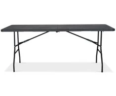 Sulankstomas lauko stalas CATERING, 180 cm, Graphite Wood