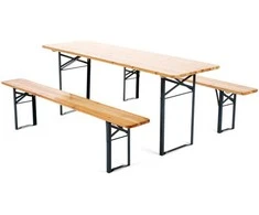 Sulankstomų lauko baldų komplektas Picnic, 200 cm