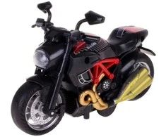 Surenkamas motociklo modelis DIY 1:14, raudonas