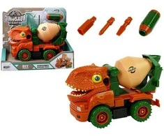 Surenkamas sunkvežimis Dinosaur Truck, oranžinis