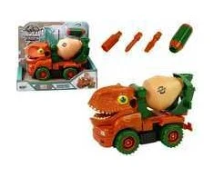 Surenkamas sunkvežimis Dinosaur Truck, oranžinis