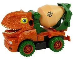 Surenkamas sunkvežimis Dinosaur Truck, oranžinis