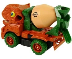 Surenkamas sunkvežimis Dinosaur Truck, oranžinis