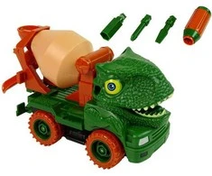 Surenkamas sunkvežimis Dinosaur Truck, žalias
