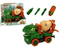 Surenkamas sunkvežimis Dinosaur Truck, žalias