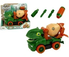Surenkamas sunkvežimis Dinosaur Truck, žalias