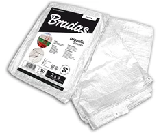 Sustiprintas tentas Bradas Baltas, 3 x 4 m, 90 g/m²