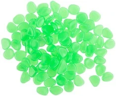 Šviečiantys fluorescenciniai akmenukai, 100 vnt